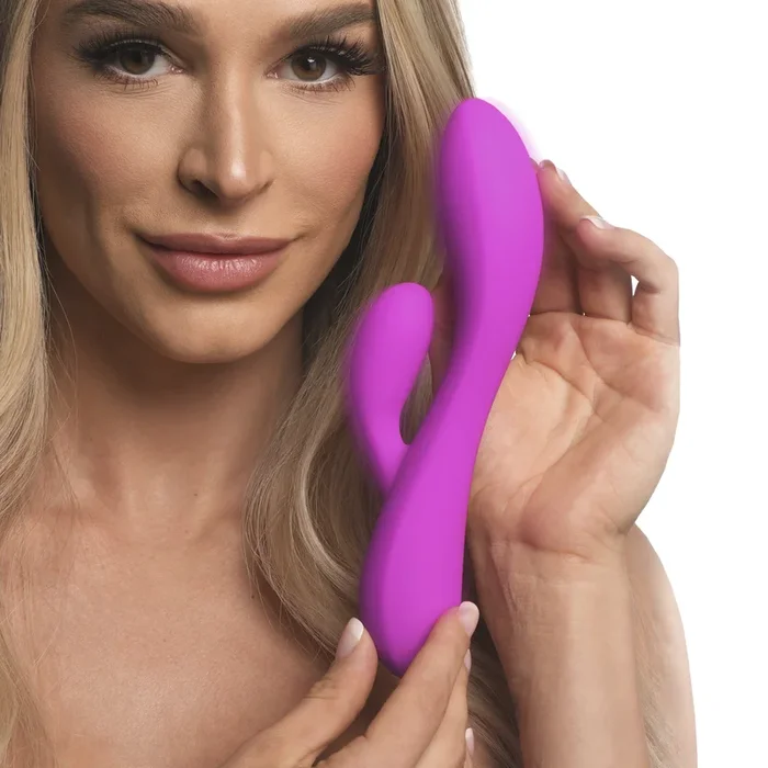 10X Flexible Silicone Rabbit – Purple