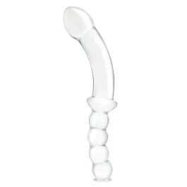 12.5″ Girthy Double-Sided Dong with Anal Bead Grip Handle