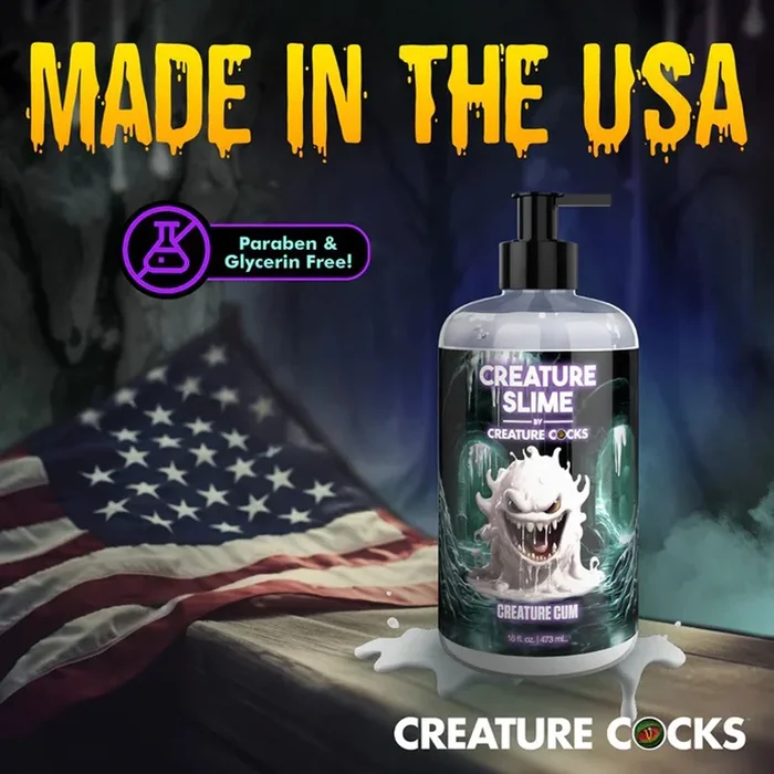16oz Creature Slime Creature Cum Unscented Jizz – Lubricant – Clear