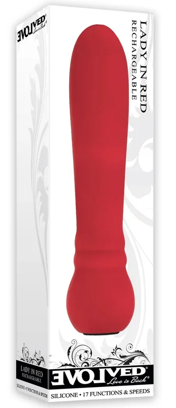 17-Function Luxurious Silicone Bullet – Lady in Red