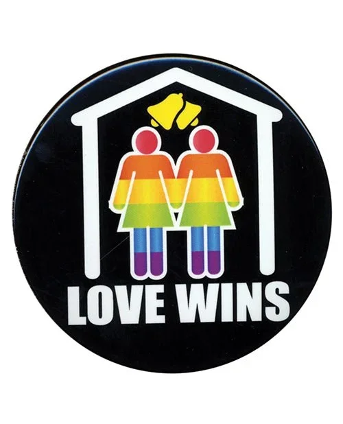 3″ Button Female – Love Wins