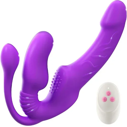 3 in 1 Vibrating Strap on