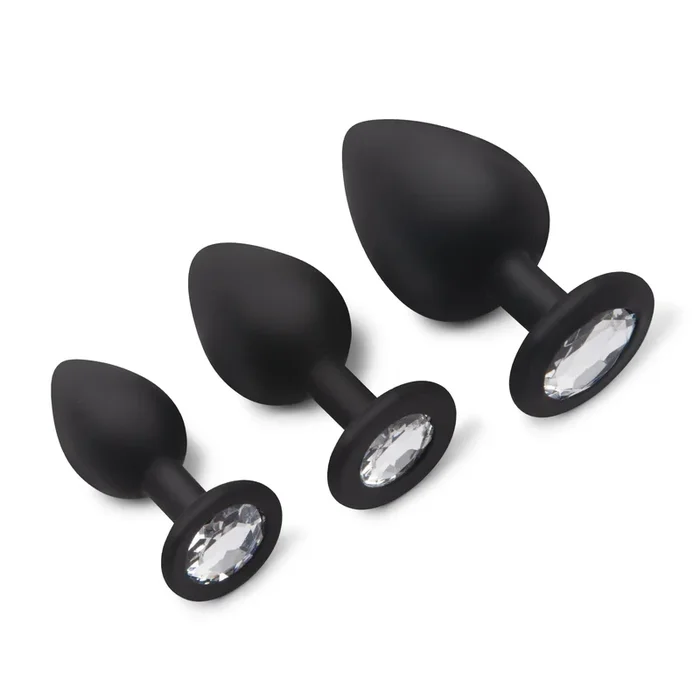 3pc 2.75″, 3.15″, 3.7″ Silicone Bling Bling Anal Training Kit