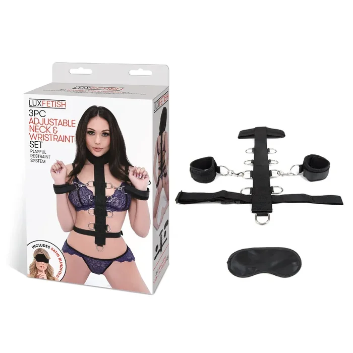 3PC Adjustable Neck & Wristraint Set