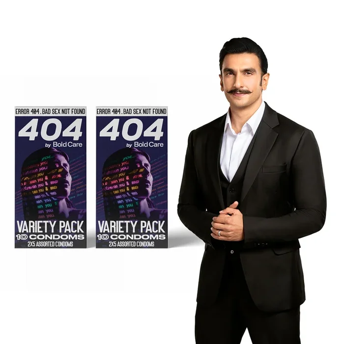 404 by Bold Care Variety Pack Condoms For Men