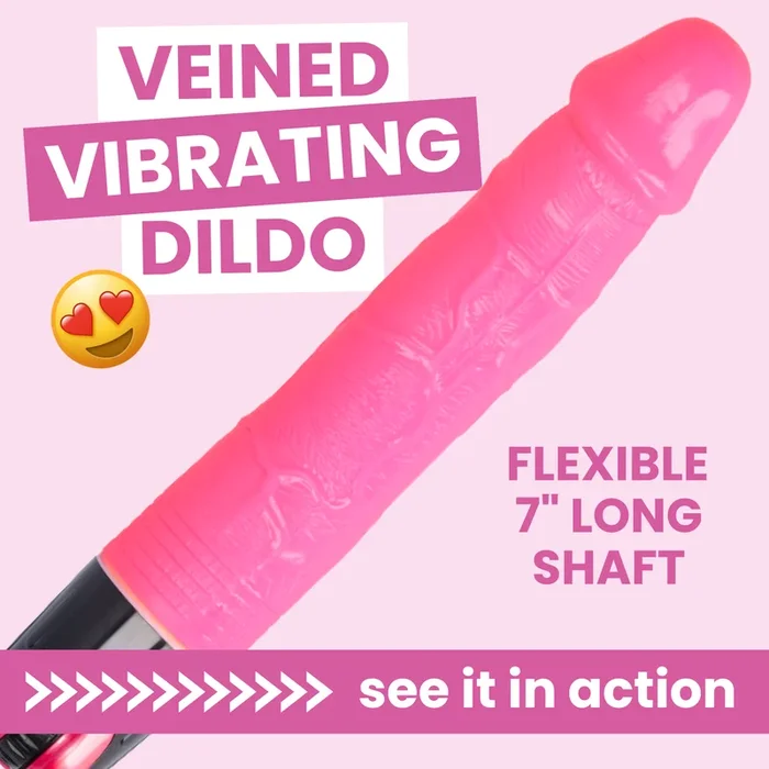 9.5 Inch Long Veined Power Dildo