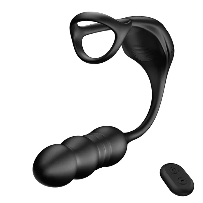Acmejoy – 9 Thrusting & Vibrating Wearable Prostate Massager with Cock ring