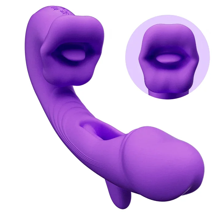 Acmejoy – Upgraded Mouth-Shaped 3 In 1 Flapping & Biting & Toungue Vibrator
