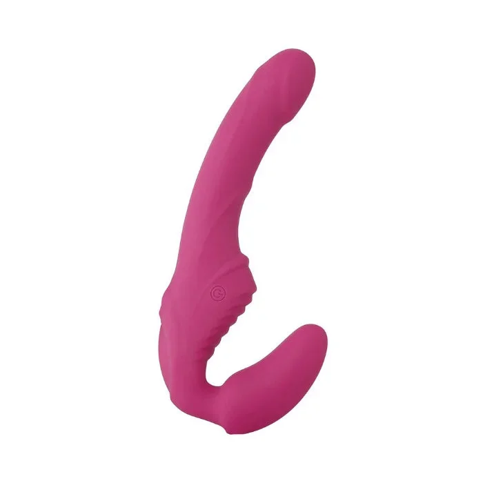 Adam & Eve Eve’s Vibrating Wearable Flexible Double-Ended Rechargeable Strapless Strap-On Dildo
