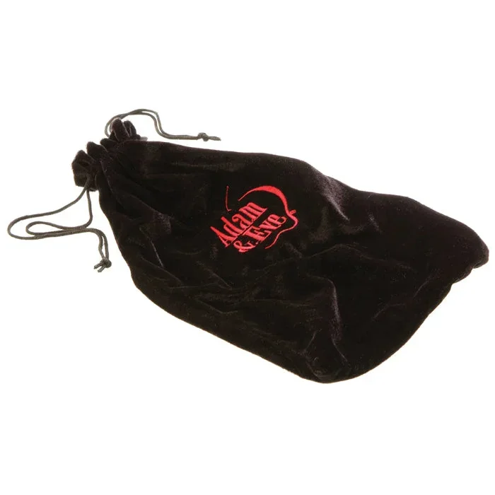 Adam & Eve Velvet Drawstring Discreet Storage Bag
