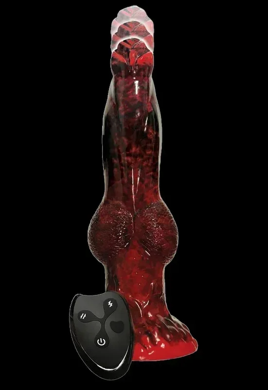 Alien Nation Fire Dragon Silicone Thrusting Dildo with Remote Control