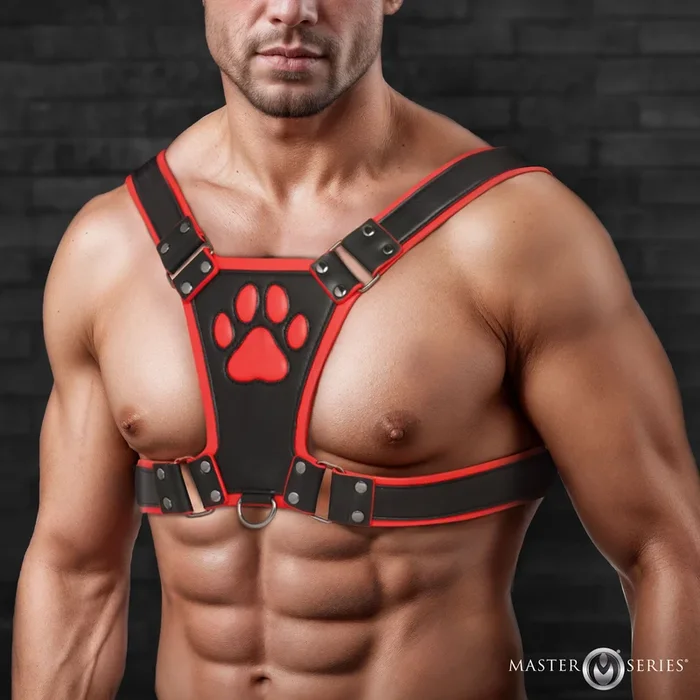 Alpha Pup Bulldog Harness – Red