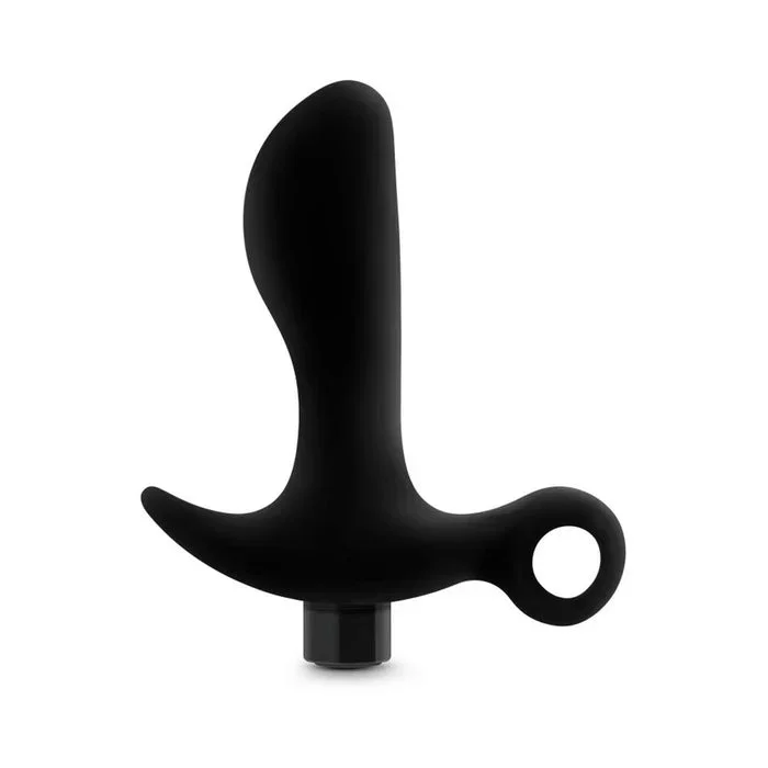 Anal Adventures – Platinum Silicone Rechargeable Vibrating Prostate Massager 01