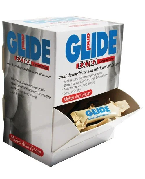 Anal Glide Extra Sample Packet – Box Of 50