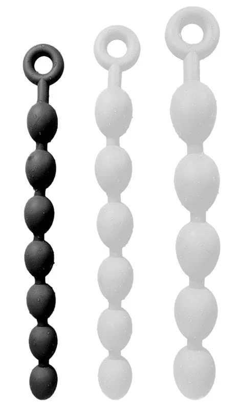 Analkette Schwarze Wittwe 43 x 3,8 cm