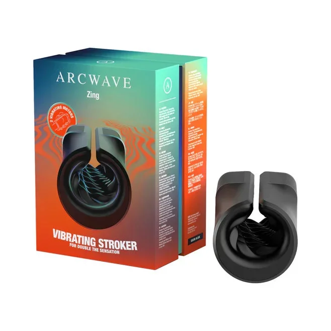 Arcwave Zing Rechargeable Vibrating Half Sleeve – Dual Motor Masturbator