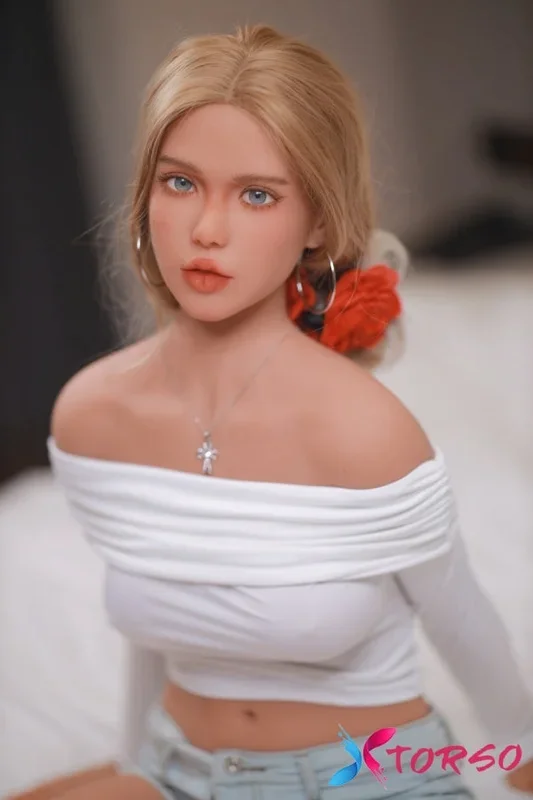 Ashalee: 3ft1/94cm 58.42LB Fire B8 TPE Sex Torso C-cup Half Body Love Doll with 79# Head