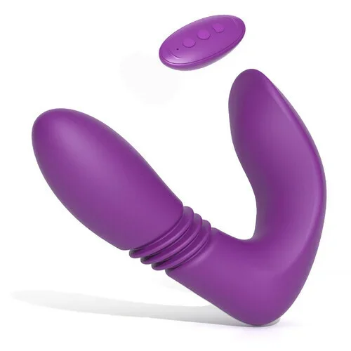 Asisa Unisex Super Powerful 12 Vibrating 3 Thrusting Stimulator