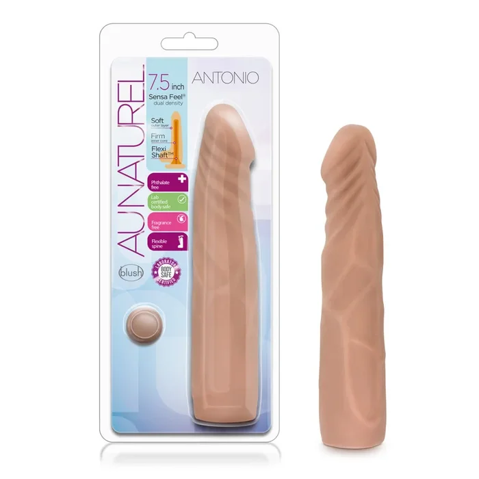 Au Naturel By Blush® | Antonio Realistic Latin 7-Inch Long Dildo