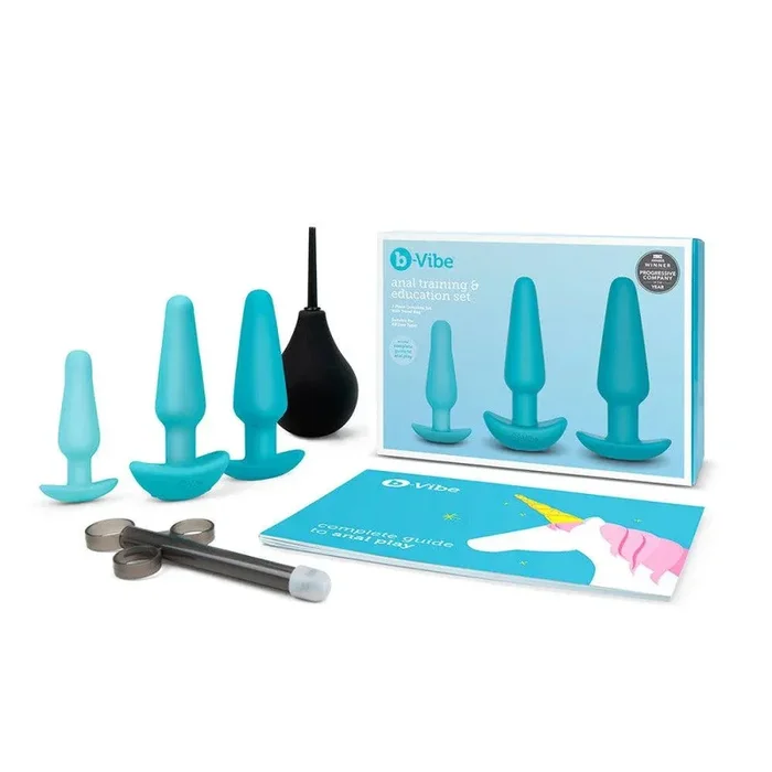b-Vibe Anal Education Set – Rechargeable Silicone Anal Training Kit