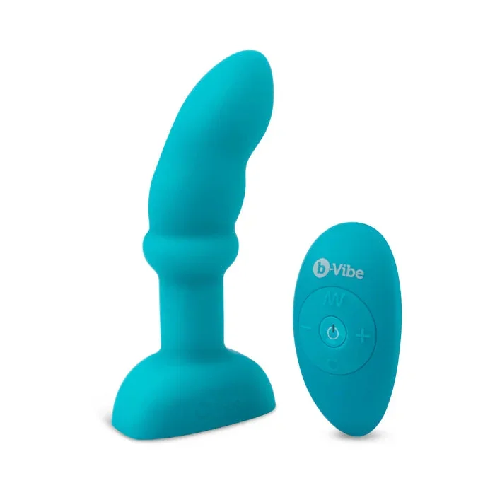 b-Vibe Remote Control Rimming Rechargeable Silicone P-Spot Plug