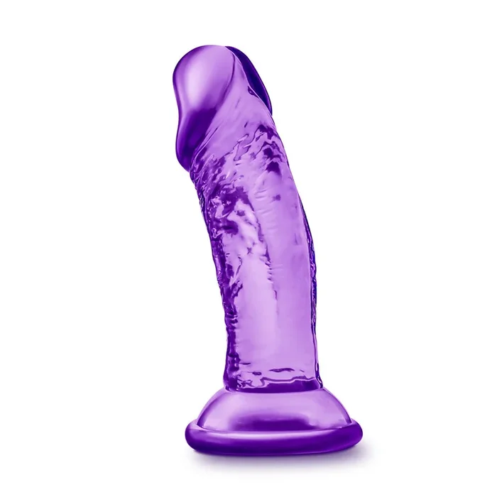B Yours – Sweet n’ Small 4 Inch Dildo With Suction Cup – Purple