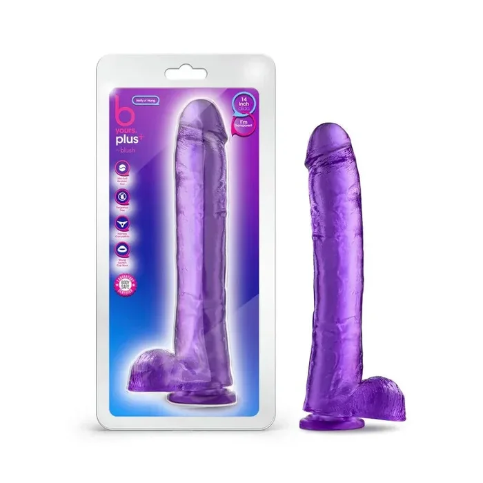 B Yours Plus Hefty N’ Hung Realistic Dildo with Suction Cup