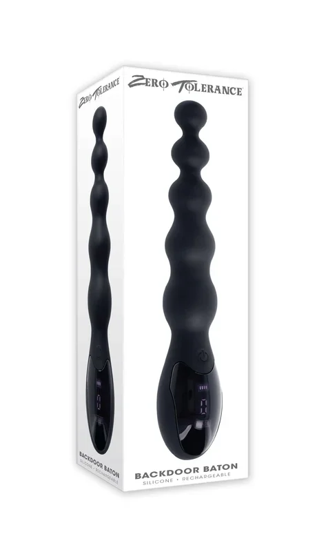 Backdoor Baton Anal Massager Black