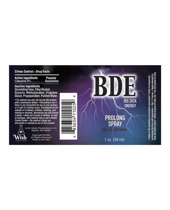 BDE Prolong Spray – 1 oz