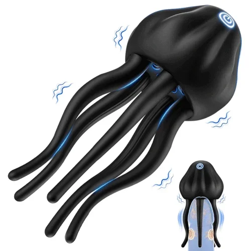 Bestvibe 10 Vibrating Modes Wrapping Tentacle Male Vibrator