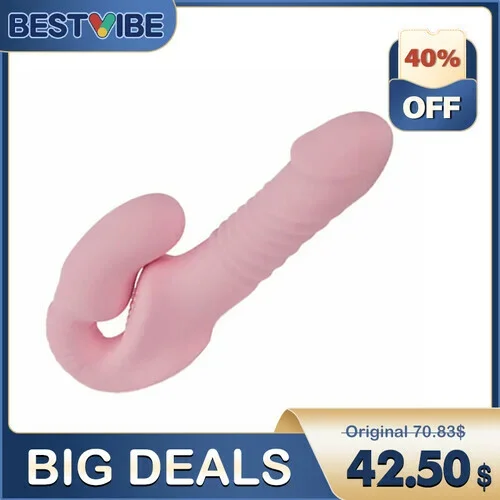Bestvibe 3 Thrusting 10 Vibrating Dildo Vibrator with Remote Control