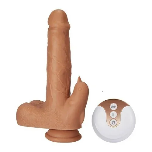 Bestvibe 8.66-Inch Double Stimulation Lifelike Vibrating Dildo