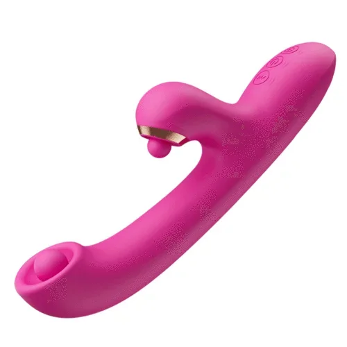 Bestvibe G spot Vibrator with Dual-Ball Clit 7 Vibrating Tapping & 10 Rotating Stimulator