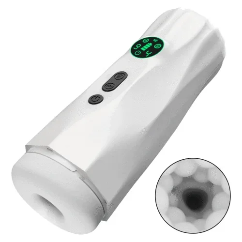 Bestvibe Pure Love 9 Vibration 4 Suction Heating Voice Function Blowjob Machine Masturbator