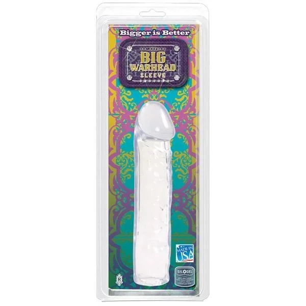 Big Warhead Male Sleeve – Clear