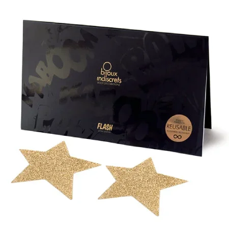 Bijoux Indiscrets Reusable Star Nipple Stickers