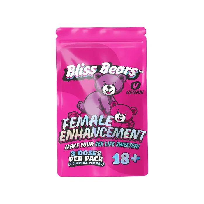 Bliss Bears Female Enhancement Gummies 1-Pack (6pc) Open Stock