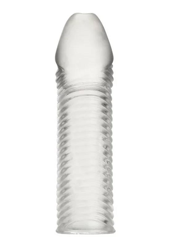Blue Line Wavy Ribbed Penis Extension
