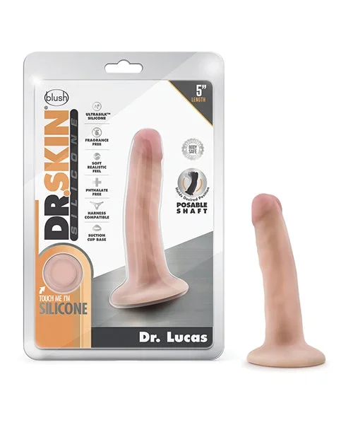 Blush Dr. Skin Silicone Dr. Lucas 5.5″ Dildo