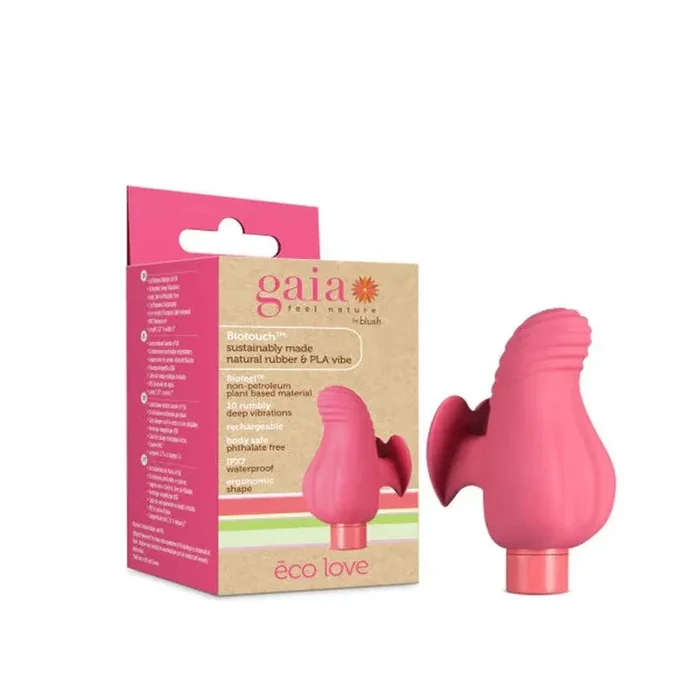 Blush Gaia Eco Love Rechargeable Plant Based Vibrator – Coral Pink