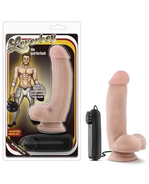Blush Loverboy The Quarterback 7″ Vibrating Realistic Cock – Vanilla