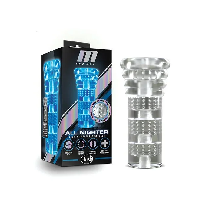 Blush M for Men Soft & Wet Magnifier Stroker – Clear