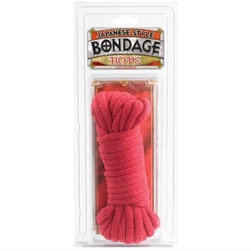 Bondage Rope – Cotton – Japanese Style – Red
