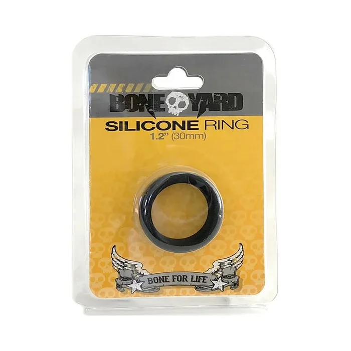 Boneyard Silicone Ring 30mm Black