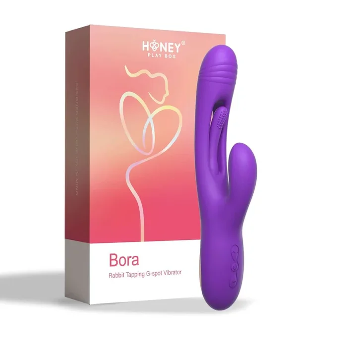 Bora – Rabbit Tapping G-Spot Vibrator – Purple