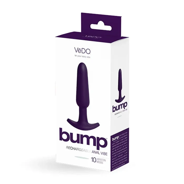 Bump Rechargeable Anal Vibe – Purple