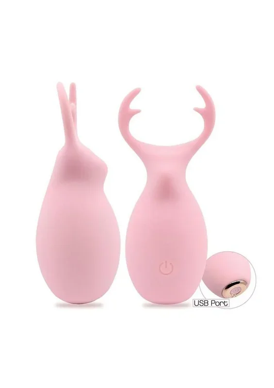 Buzzy Buddy Hello My Deer Rechargeable Silicone Clitoral Stimulator