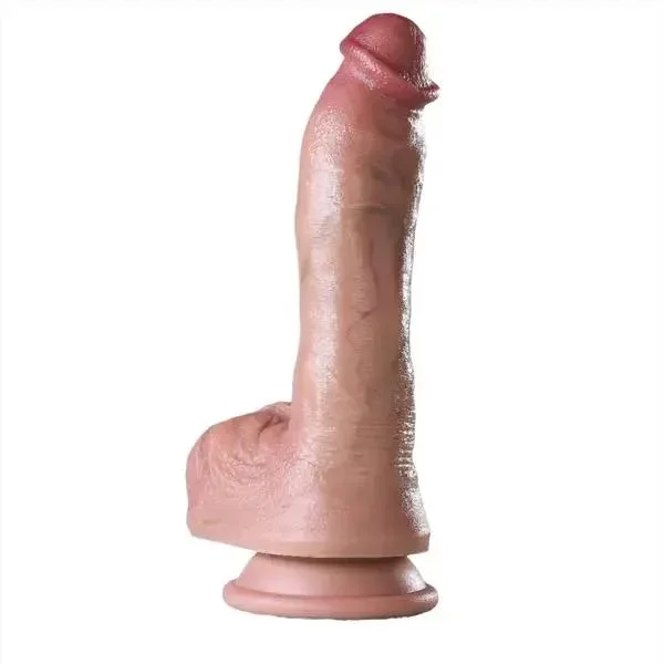 Calex Nude Lifelike Bull | Thick 7.8″ Dildo | Premium Silicone | Suction Cup