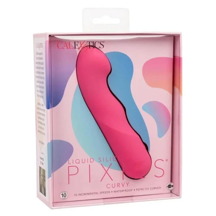 CalExotics Liquid Silicone Pixies Ripple Rechargeable Vibrator