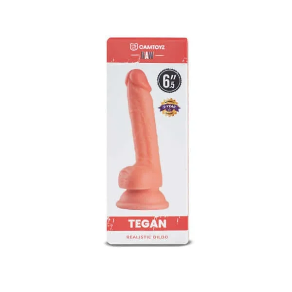 Camtoyz Raw Dildo Realistic Tegan 6 inches – Light